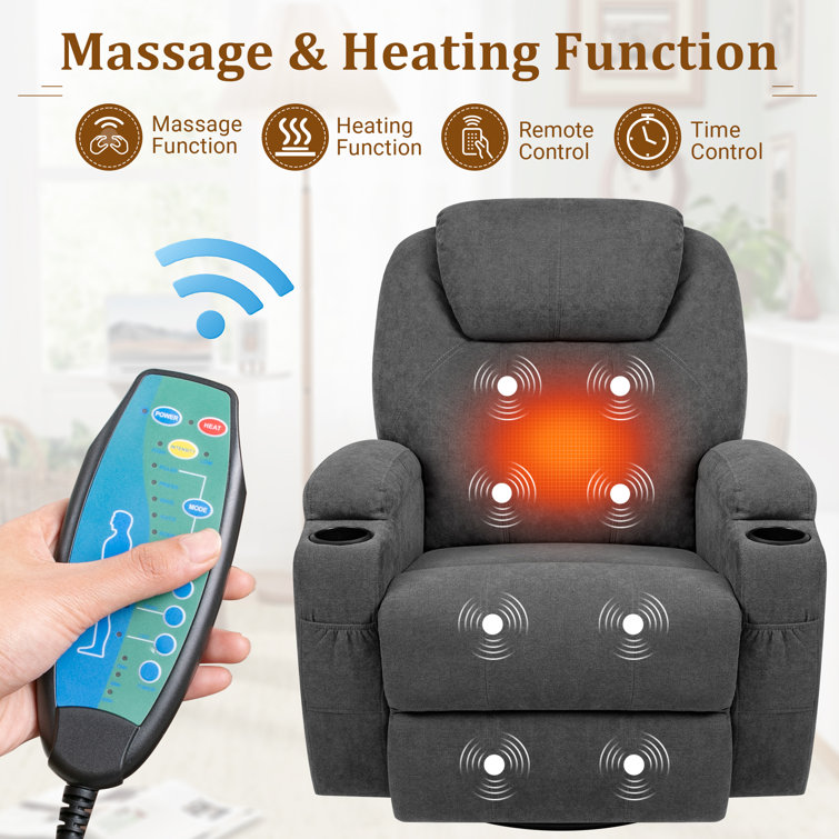 Rocking discount massage recliner